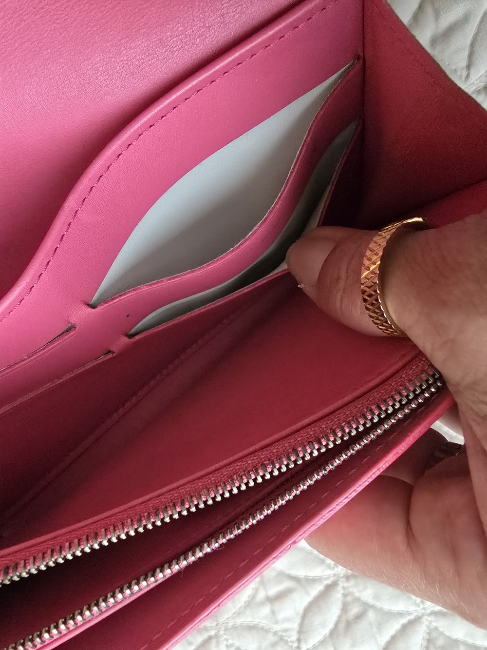 Louis Vuitton Pink Patent Monogram Continental Wallet - Picture 10 of 14